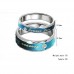 Парные кольца для влюбленных dao_030 (сталь 316L)